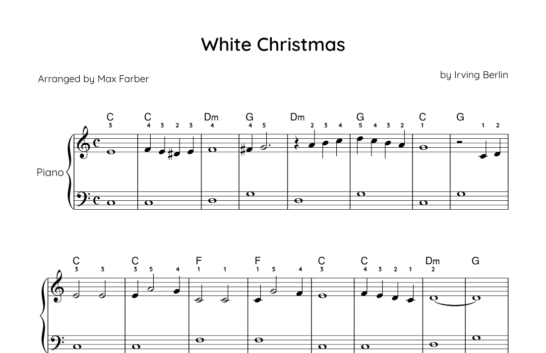White Christmas (arr. Max Farber)