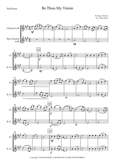 Be Thou My Vision (arr. Fabio Britto)