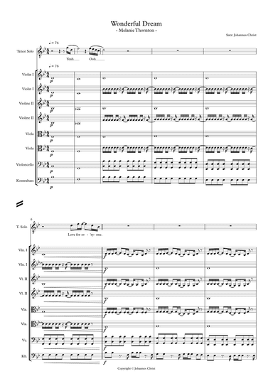 Wonderful Dream (holidays Are Coming) (arr. Johannes Christ)