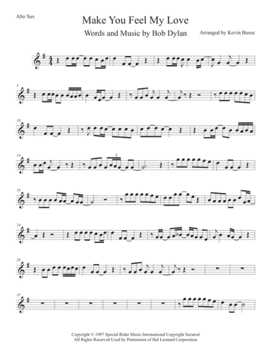 Make You Feel My Love (arr. Kevin Busse)