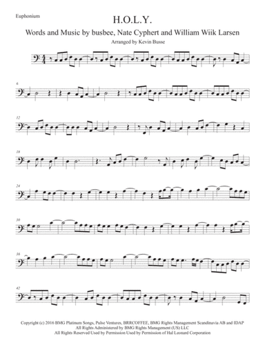 H.O.L.Y. (arr. Kevin Busse)