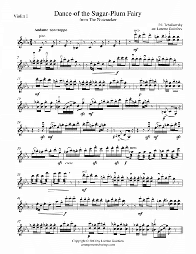 Dance of the Sugar-Plum Fairy (arr. Lorento Golofeev)