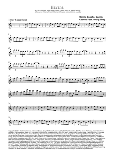 Havana (arr. Juan Arce)