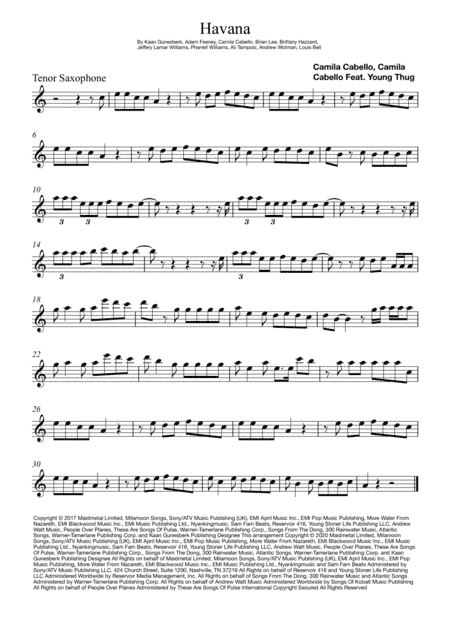 Havana (arr. Juan Arce)