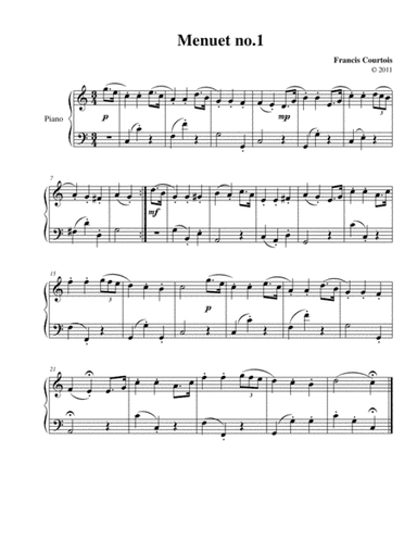 Menuet #1