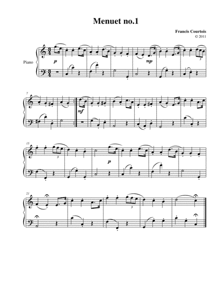 Menuet #1