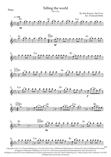 Telling The World (arr. Fernando Britto)