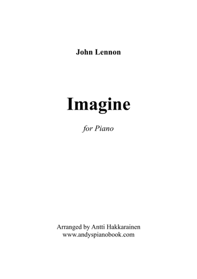Imagine (arr. Antti Hakkarainen)