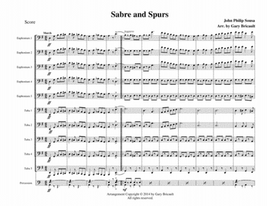 Sabre and Spurs (arr. Gary Bricault)