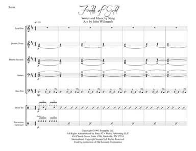Fields Of Gold (arr. John Willmarth)