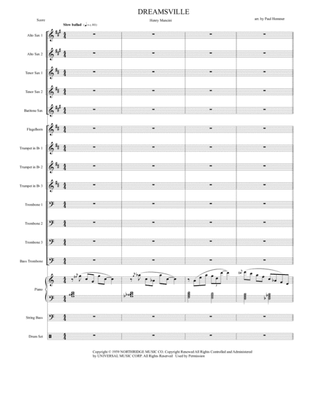 Dreamsville (arr. Paul Hemmer)
