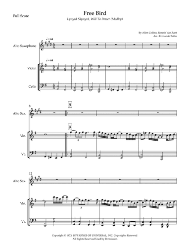 Free Bird (arr. Fernando Britto)