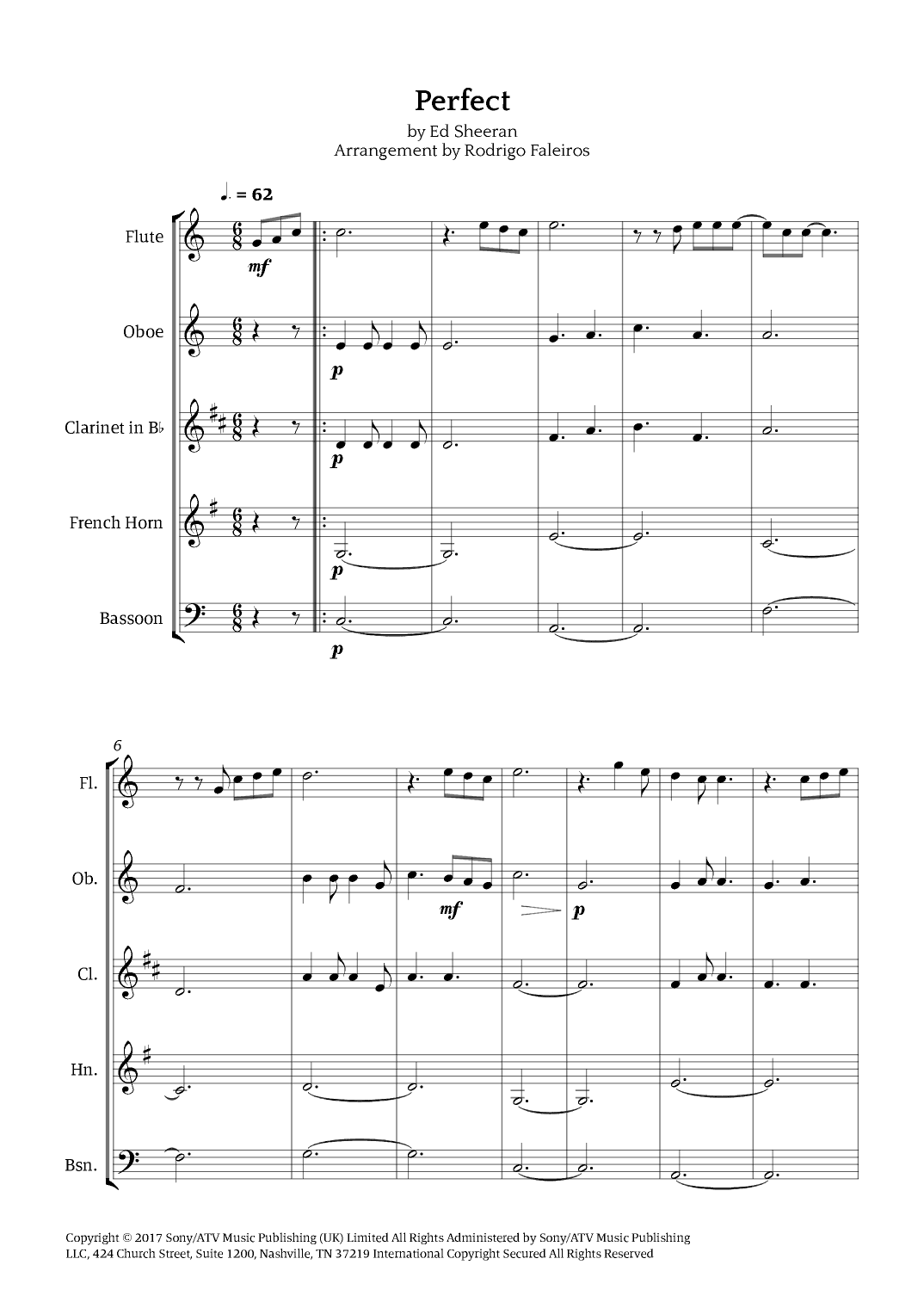 Perfect (arr. Rodrigo Faleiros)