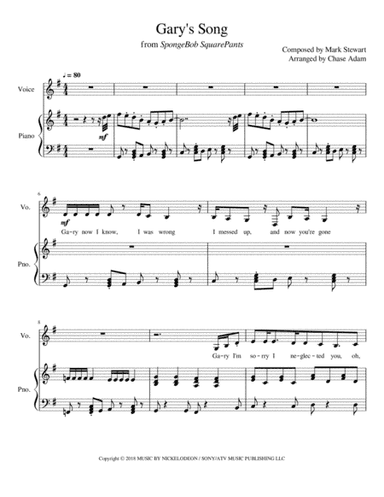 Gary's Song (arr. Chase Adam)