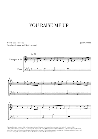 You Raise Me Up (arr. Cadenza Editions)