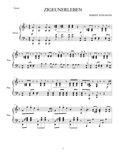 Zigeunerleben (arr. Esther Lindeboom)
