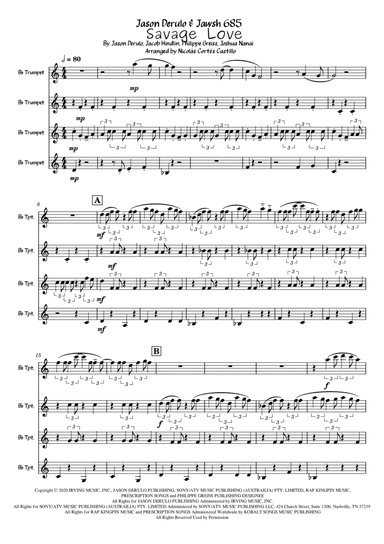 Savage Love (arr. Nicolás Cortés Castillo)