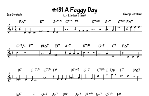 A Foggy Day (in London Town) (arr. John Fries)