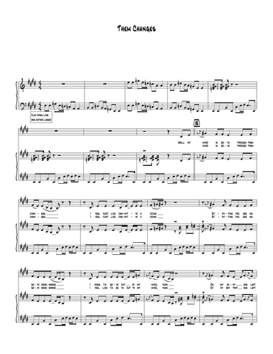 Them Changes (arr. Biegler)