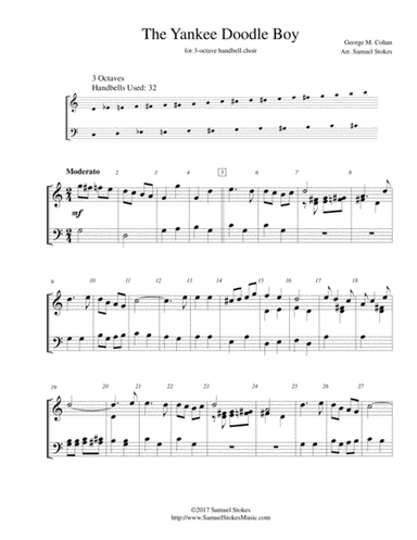 The Yankee Doodle Boy (Yankee Doodle Dandy) - for 3-octave handbell choir (arr. Samuel Stokes)