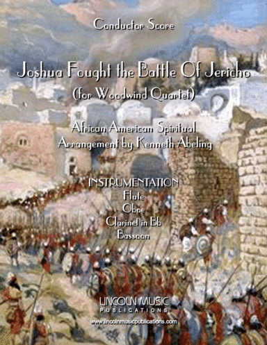 Joshua Fought the Battle of Jericho (for Woodwind Quartet) (arr. Kenneth Abeling)