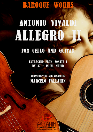 ALLEGRO II (SONATE I - RV 47) - ANTONIO VIVALDI - FOR CELLO AND GUITAR (arr. Marcelo Fallahin)