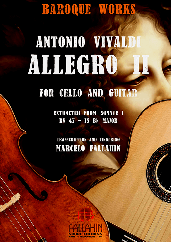 ALLEGRO II (SONATE I - RV 47) - ANTONIO VIVALDI - FOR CELLO AND GUITAR (arr. Marcelo Fallahin)