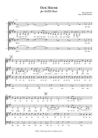 Our House (arr. Jasper Swank)