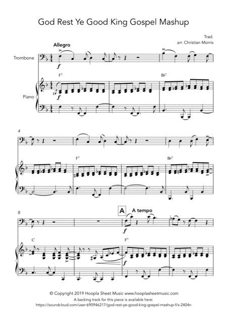 God Rest Ye Good King Gospel Mashup (arr. Hoopla Sheet Music)