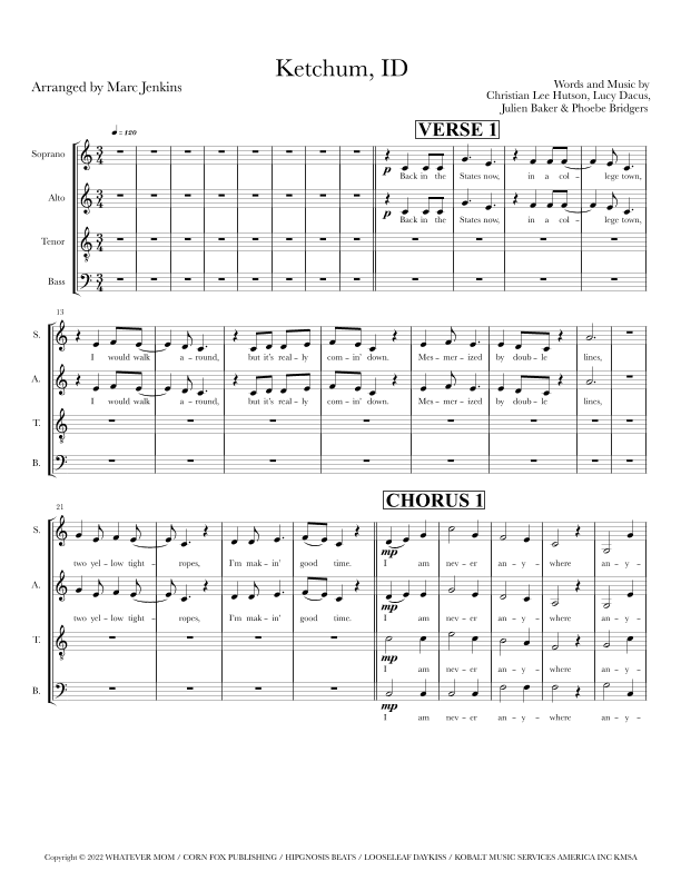 Ketchum Id (arr. Marc Jenkins)