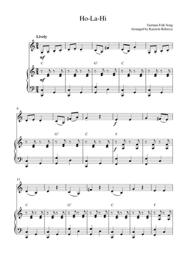 Ho-La-Hi (arr. Kaiserin Rebecca)
