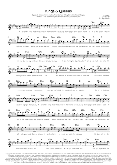 Kings & Queens (arr. Arr. Neda)