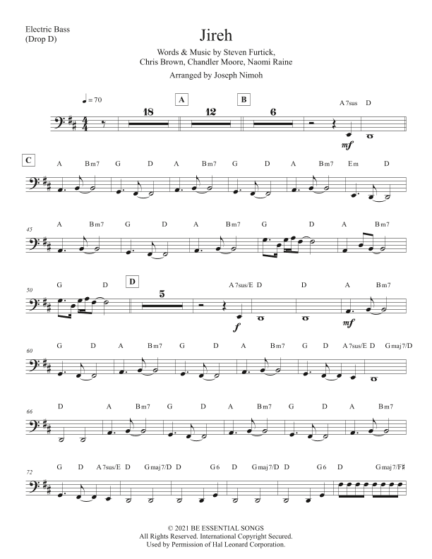 Jireh (arr. Joseph Nimoh)