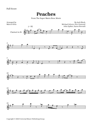 Peaches (arr. Márcio Silva)