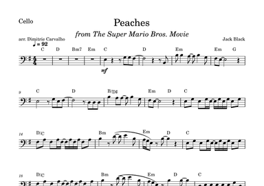 Peaches (arr. Dimitrie Carvalho)