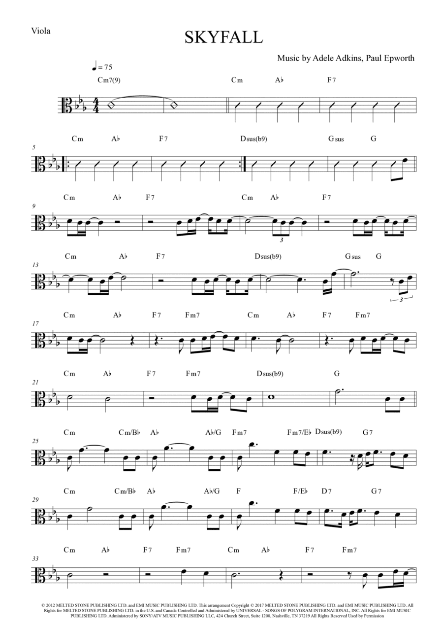 Skyfall (arr. Anderson Quevedo)
