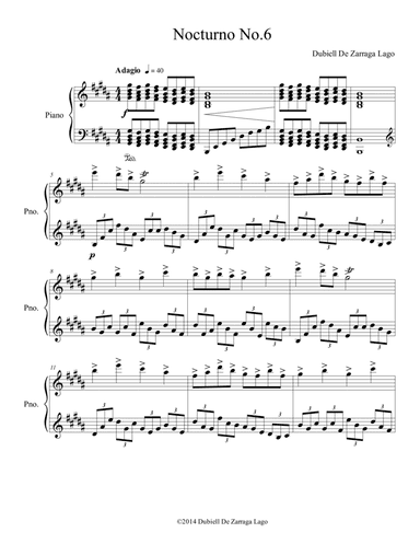 Six Nocturnes No.6