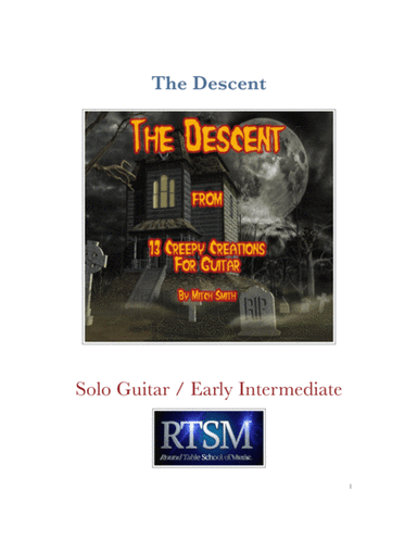 The Descent from "13 Creepy Creations for Guitar"