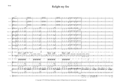Relight My Fire (arr. Joop Derks)