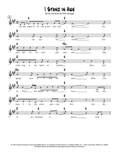 I Stand In Awe (arr. Brian Kim)