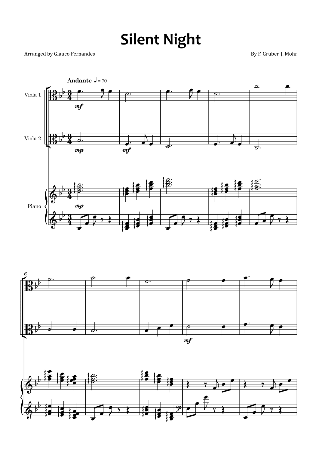 Silent Night (arr. Glauco Fernandes)