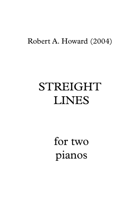Streight Lines