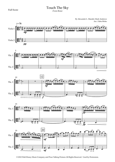 Touch The Sky (arr. Fabio Britto)
