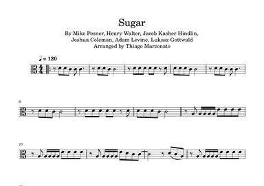 Sugar (arr. Thiago Marconato)