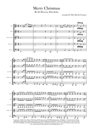 Merry Christmas (arr. Davi Rocha Campos)
