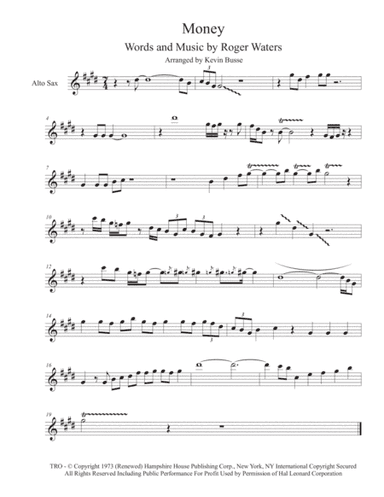 Money (arr. Kevin Busse)