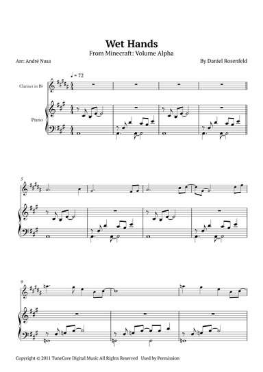 Wet Hands (arr. André Nusa)