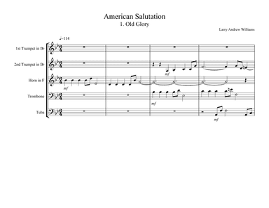 Old Glory ("AN AMERICAN SALUTATION")