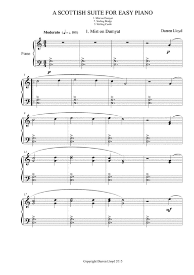 Scottish Suite - For Easy Piano