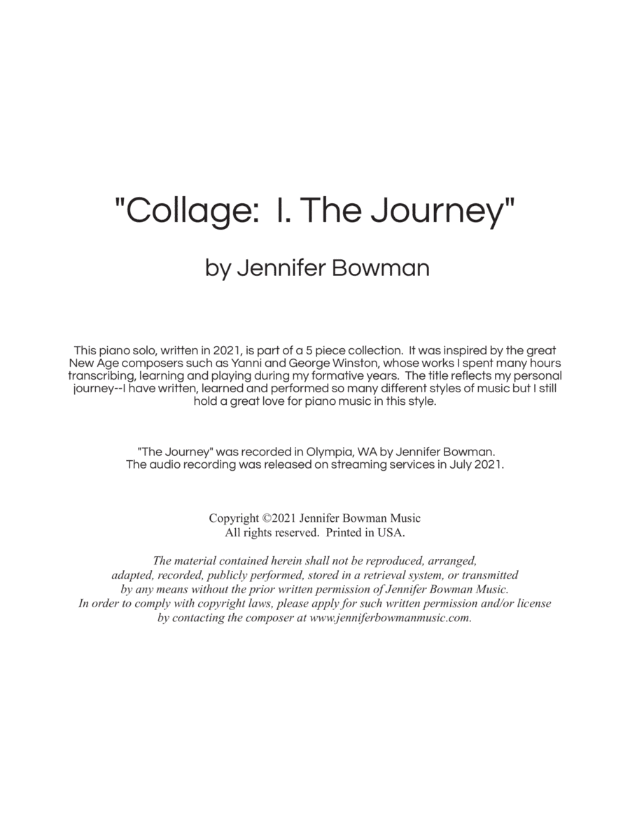 The Journey (from Collage)